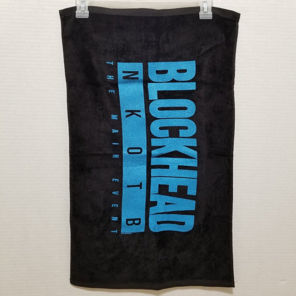 NKOTB tea hand towel The Main Event Tour Blockhead concert band merch